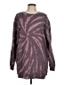 Zella Tie-dye Purple Pullover Sweater Size M - photo 1