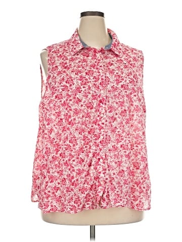 Tommy Hilfiger Sleeveless Button-Down Shirt (view 1)