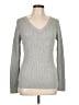 Ann Taylor LOFT Gray Long Sleeve Top Size L - photo 1
