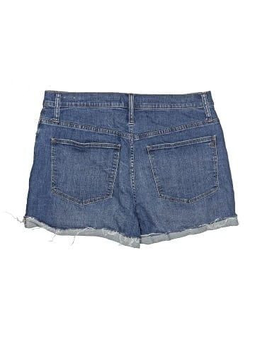 Madewell High-Rise Denim Shorts in Derby Wash: Button-Front Edition (view 2)