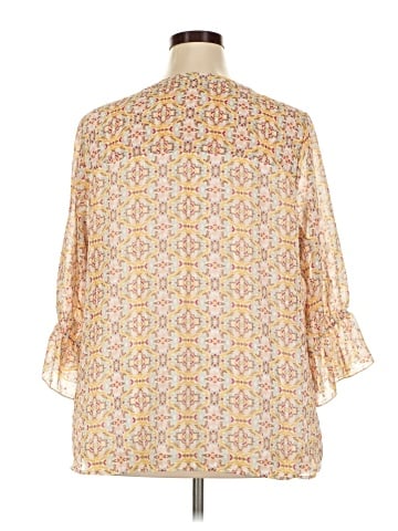 Cj Banks 3/4 Sleeve Blouse (view 2)
