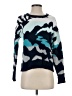 John & Jenn 100% Acrylic Camo Blue Pullover Sweater Size XS - photo 1