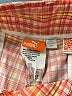 Puma Plaid Orange Khaki Shorts Size 10 - photo 3