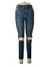 Topshop Hearts Blue Jeans Size 28 waist - photo 1