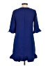CeCe 100% Polyester Solid Blue Casual Dress Size 2 - photo 2