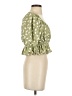 INA Green 3/4 Sleeve Blouse Size S - photo 4
