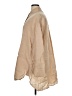 Cos 100% Linen Solid Tan 3/4 Sleeve Button-Down Shirt Size 14 - photo 5