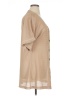 Jordan Taylor 100% Polyester Tan Short Sleeve Blouse Size XL - photo 4