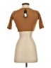 Motel Brown Short Sleeve Top Size S - photo 2