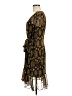 Ella Moss 100% Rayon Paisley Gold Cocktail Dress Size M - photo 5