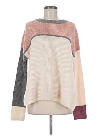 Hem & Thread Pullover Sweater (view 1)