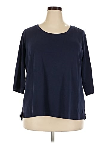 Isaac Mizrahi LIVE! 3/4 Sleeve T-Shirt (view 1)