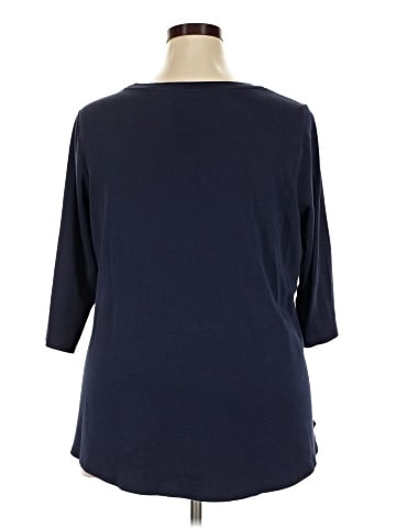Isaac Mizrahi LIVE! 3/4 Sleeve T-Shirt (view 2)