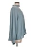 Lush 100% Polyester Teal Long Sleeve Blouse Size L - photo 4