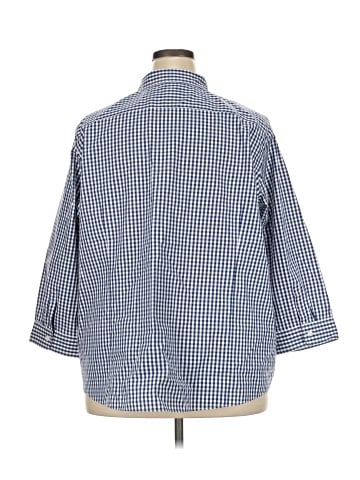 L.L.Bean 3/4 Sleeve Button-Down Shirt (view 2)