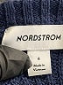 Nordstrom Solid Blue Pullover Sweater Size 6 - photo 3