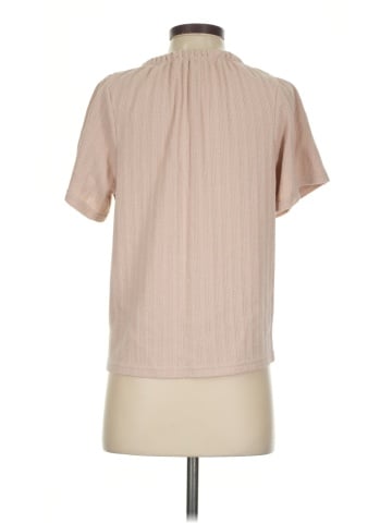 Madewell Pointelle Tie-Neck Tunic Top (view 2)