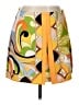 Assorted Brands 100% Polyester Print Yellow Casual Skirt Size L - photo 1