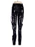 SPANX Metallic Black Faux Leather Pants Size M - photo 2