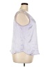 Ann Taylor LOFT 100% Polyester Silver Sleeveless Blouse Size XXL - photo 4