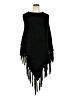 Walmart 100% Polyester Black Poncho Size 2X - 3X - photo 1