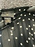 Worthington 100% Polyester Polka Dots Black 3/4 Sleeve Blouse Size L - photo 7