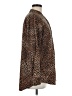 Lands' End Animal Print Brown Long Sleeve Blouse Size M - photo 4