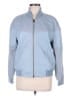 Topshop 100% Polyester Graphic Blue Jacket Size 6 - photo 1