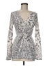 Zimmermann 100% Silk Animal Print Gray Silk dress Size 6 (1) - photo 1