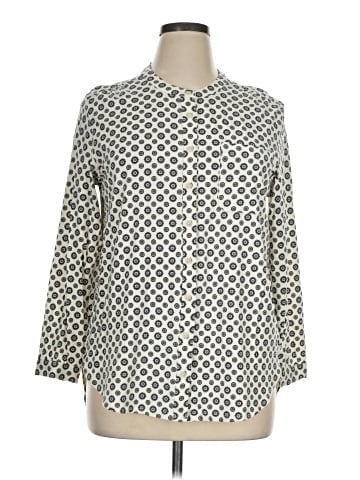 Lands' End 3/4 Sleeve Blouse (view 1)
