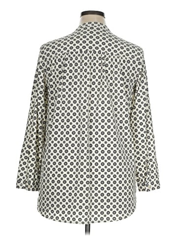 Lands' End 3/4 Sleeve Blouse (view 2)