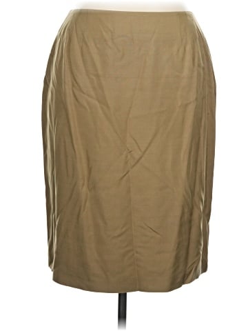Linda Allard Ellen Tracy Silk Skirt (view 1)