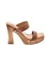 Schutz 100% Leather Tan Wedges Size 10 1/2 - photo 1