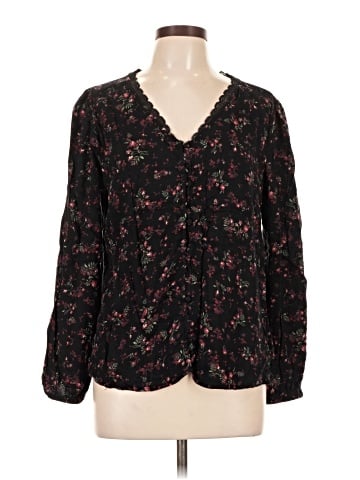 Maurices Long Sleeve Blouse (view 1)
