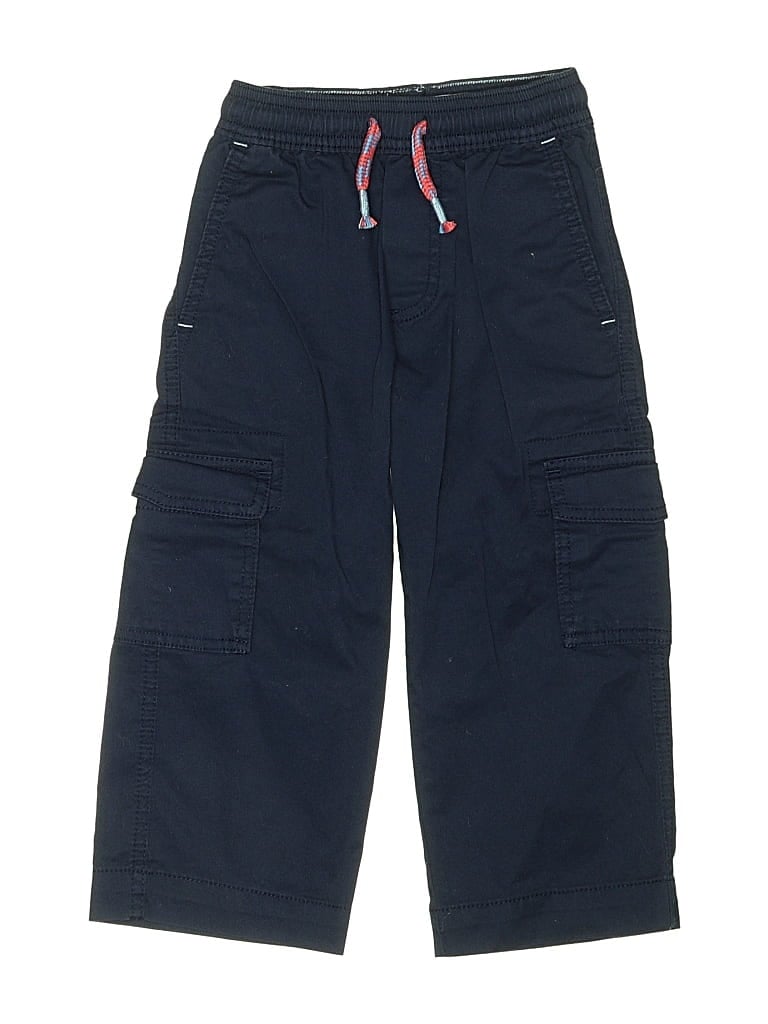 Pre-owned Mini Boden Kids' Cargo Pants In Blue