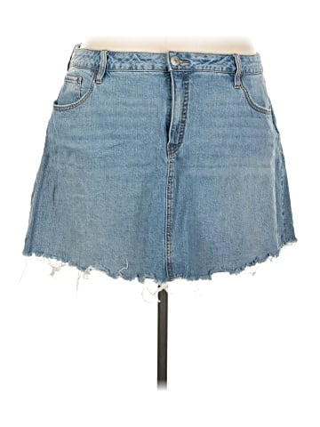 Ava & Viv Denim Skirt (view 1)