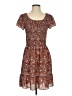 Max Studio 100% Polyester Paisley Brown Casual Dress Size S - photo 1