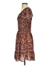 Max Studio 100% Polyester Paisley Brown Casual Dress Size S - photo 5