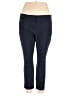 Ann Taylor LOFT Outlet Solid Blue Casual Pants Size 16 - photo 1