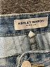 Ashley Mason Polka Dots Blue Jeans Size 30 waist - photo 4