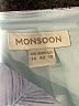 Monsoon 100% Polyester Tie-dye Blue Casual Dress Size 10 - photo 4