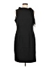 John Roberts 100% Polyester Solid Black Cocktail Dress Size 10 - photo 1