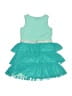 Hanna Andersson 100% Cotton Teal Dress Size 6 - 7 - photo 2