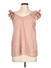 Entro 100% Polyester Pink Sleeveless Blouse Size L - photo 1