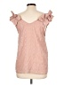 Entro 100% Polyester Pink Sleeveless Blouse Size L - photo 2
