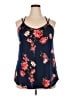 Papermoon Blue Sleeveless Blouse Size 2X - photo 1