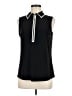 Anne Klein Black Sleeveless T-Shirt Size M - photo 1