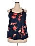 Papermoon Blue Sleeveless Blouse Size 2X - photo 1