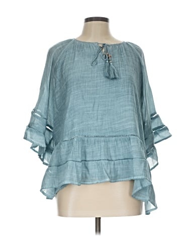 Coco + Carmen 3/4 Sleeve Blouse (view 1)