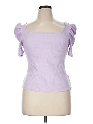 Shein Curve Short Sleeve Top (view 1)